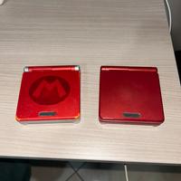 2 Nintendo GameBoy Advance SP-Edizione Mario + Red