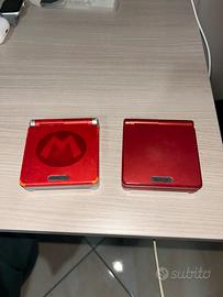 2 Nintendo GameBoy Advance SP-Edizione Mario + Red