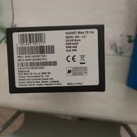 cellulare Huawei  mate 20lite.