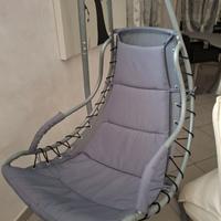 Poltrona sospesa da giardino