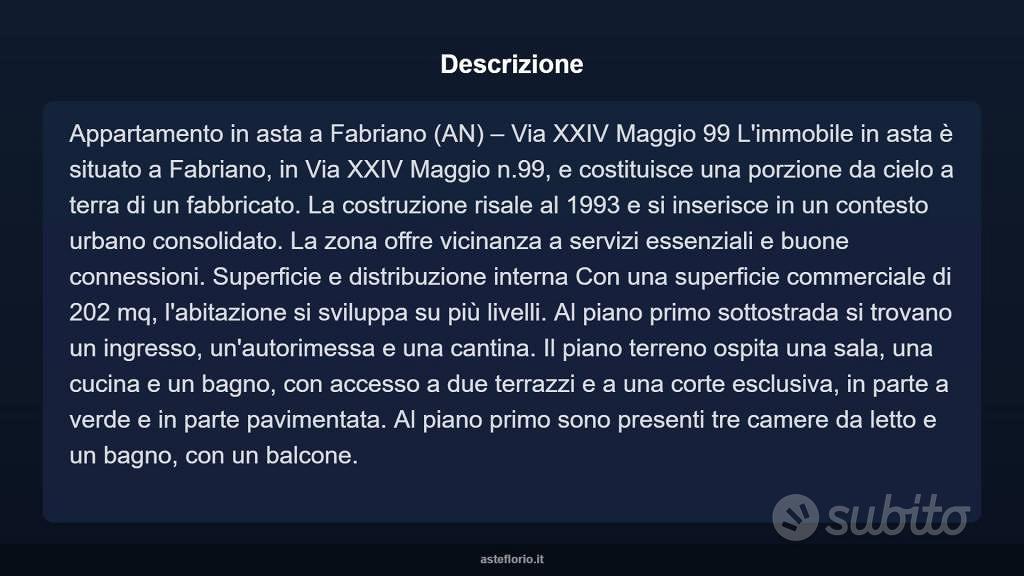 Appartamento – Fabriano, Piano, Ancona - Vista 4