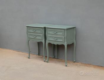 Coppia di comodini st.provenzale Shabby Chic