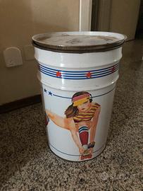 Bidone vintage anni 80