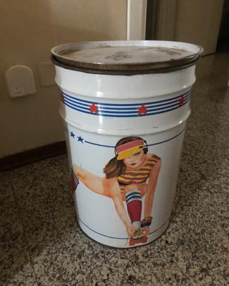 Bidone vintage anni 80