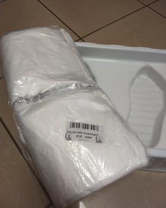 vaschetta per pedicure + sacchetti
