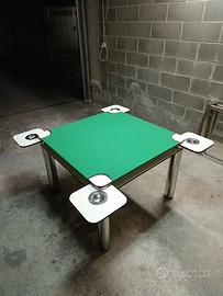 Tavolo Zanotta Poker (design Joe Colombo, 1968)