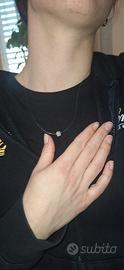 punto luce con filo trasparente 