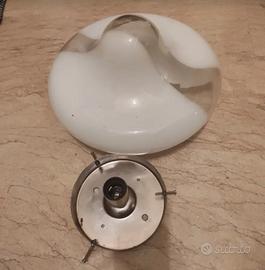 Lampadario d'arredo in vetro 