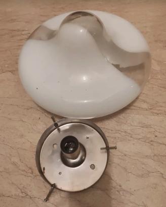 Lampadario d'arredo in vetro 