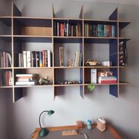 Mensola a cubi da parete