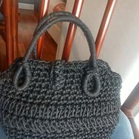 borsa a mano di raffia