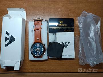 Orologio Uomo NIBOSI 1985 Cronografo - NUOVO
