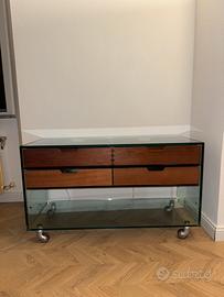 Cassettiera in vetro