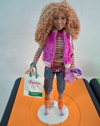 bambola barbie vintage modello benetton