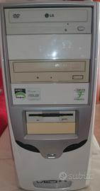 Pc fisso senza processore e disco fisso memoria 