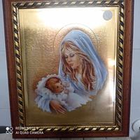 Quadro Acquarello Su  Ramme D'oro 