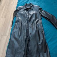 Versace Jeans Couture cappotto in pelle