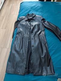 Versace Jeans Couture cappotto in pelle