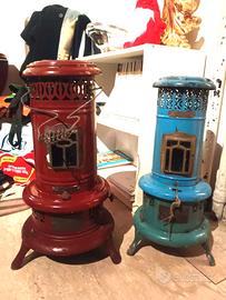 Antica stufa a petrolio Haller coppia