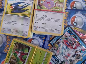 Pokémon GCC: 300 carte, 50 rare reg. e 3 GX Pri