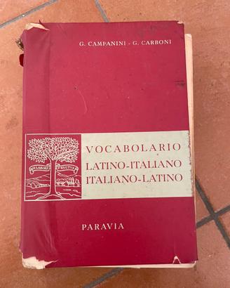 Vocabolario latino italiano