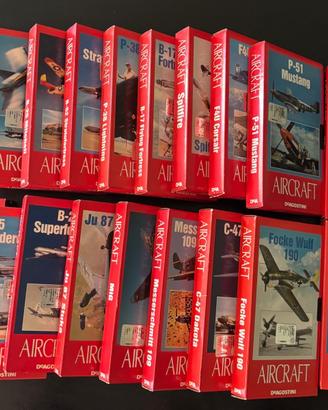 Collezione  vhs completa aircraft