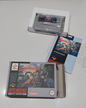 Castelvania 4 supernintendo snes riproduzione 