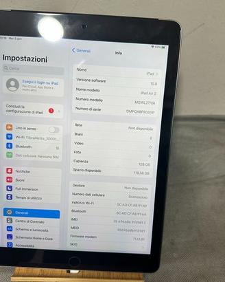 iPad Air 2 Wi-Fi + Cellular A1567 128 GB