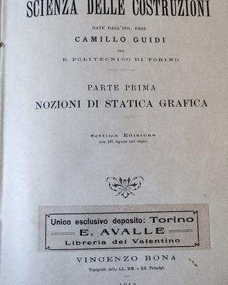 Scienza delle costruzioni 1912-1913