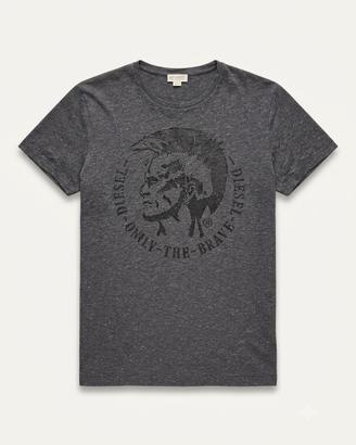 T-shirt Diesel grigia antracite