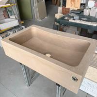 Lavello 100x60  in pietra monolitica naturale