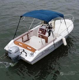 Barca motore carrello open capelli 19