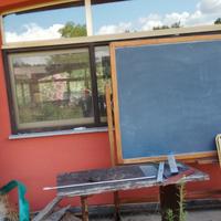 lavagna completa doppia faccia anni 70/80.