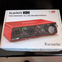 Scheda Audio Focusrite 2i2