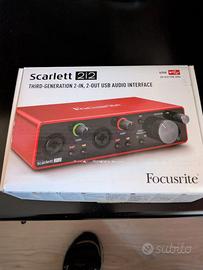 Scheda Audio Focusrite 2i2