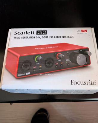 Scheda Audio Focusrite 2i2