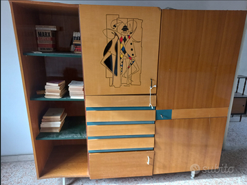 Armadio e letto per Camera singola