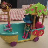 barca con scimmietta