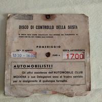 Disco orario vintage
