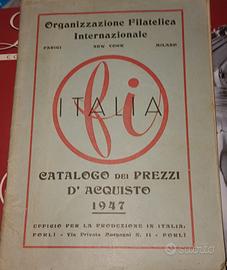 Raro Catalogo Filatelico, OFI 1947 Forlì 