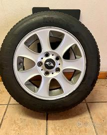 4 cerchi lega per bmw o mini con gomme termiche 16