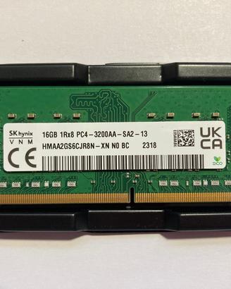 Ram 16 Gb ddr4 testate eccellenti 3200 Mhz