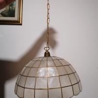 lampadario in madreperla stile liberty