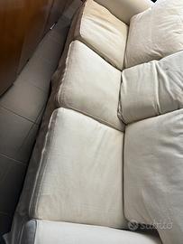 Divano 3 posti bianco