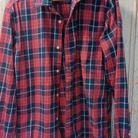 camicia a quadri stile flanella