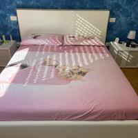 Letto contenitore ecopelle