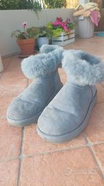 UGG originali grigi con fiocco posteriore 37