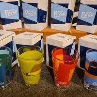 4 bicchieri bicchiere Ringo gran Pavesi Gocciole