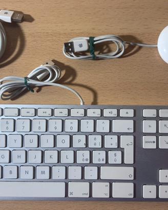 Apple Wired Keyboard + Mighty Mouse