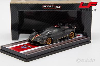 Tarmac Pagani Imola Carbon Fiber Black 1:64